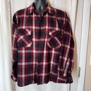 Vintage Men's Pioneer Wool Plaid Shirt